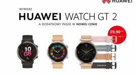 ¬Kup Huawei Watch GT 2 w wersji 42 mm i dobierz dodatkowy pasek w dobrej cenie Gadgety, INNOWACJE - Każdy, kto kupi smartwatch Huawei Watch GT 2 w wersji 42 mm – w wersji sportowej, klasycznej lub eleganckiej – będzie mógł nabyć drugi pasek w rekomendowanej cenie detalicznej 39,90 zł.